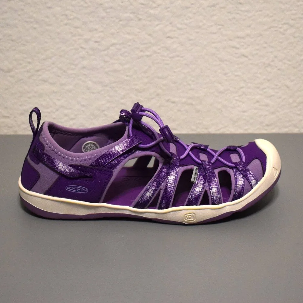 Keen Youth Moxie Purple Outdoor Water Hiking Sandals 3‎  #1026284